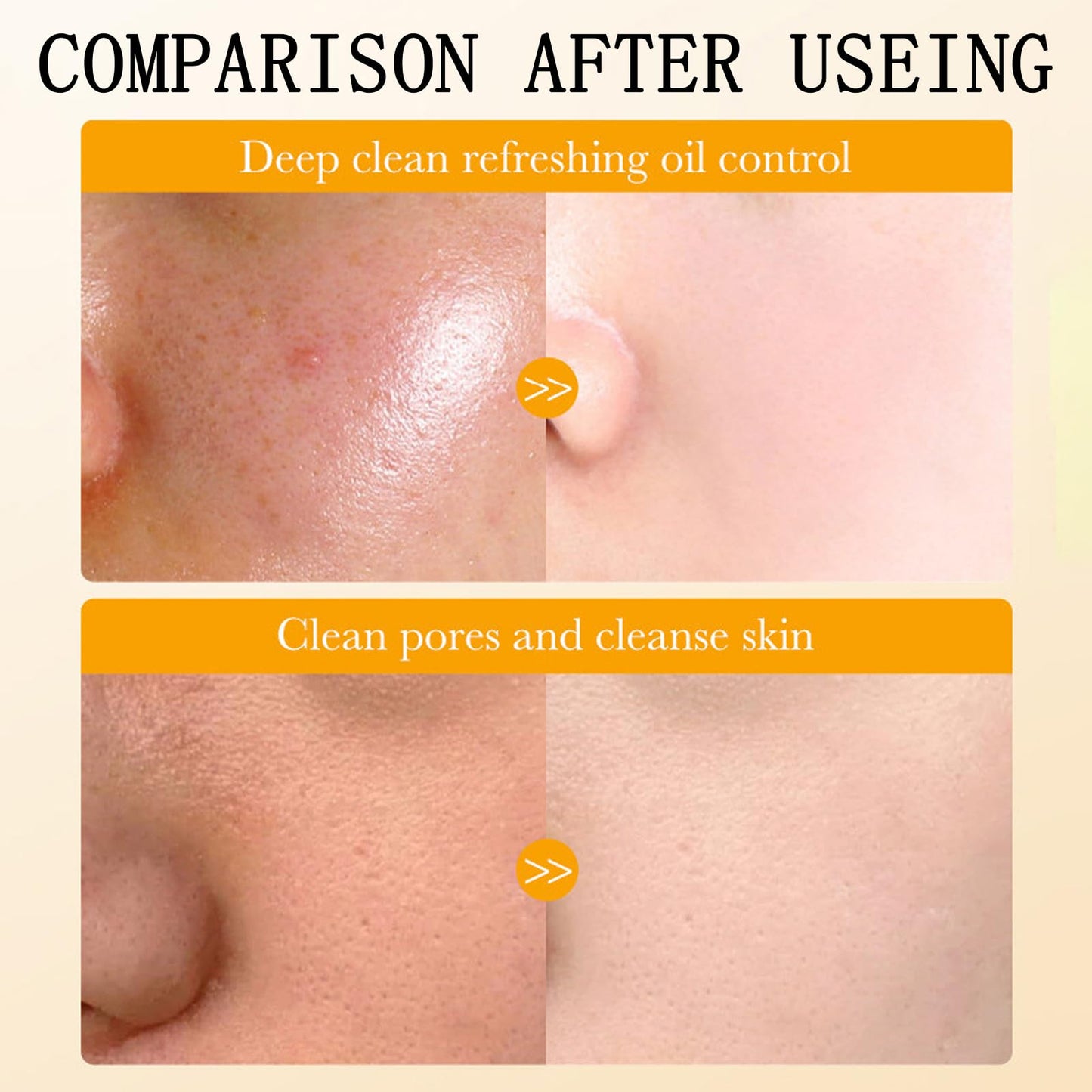 Turmeric Face Wash with Brush - Foaming Facial Cleanser for Women, Improves Blemishes, Zits, & Evens Skin Tone, Gentle Hydrating Cleanser