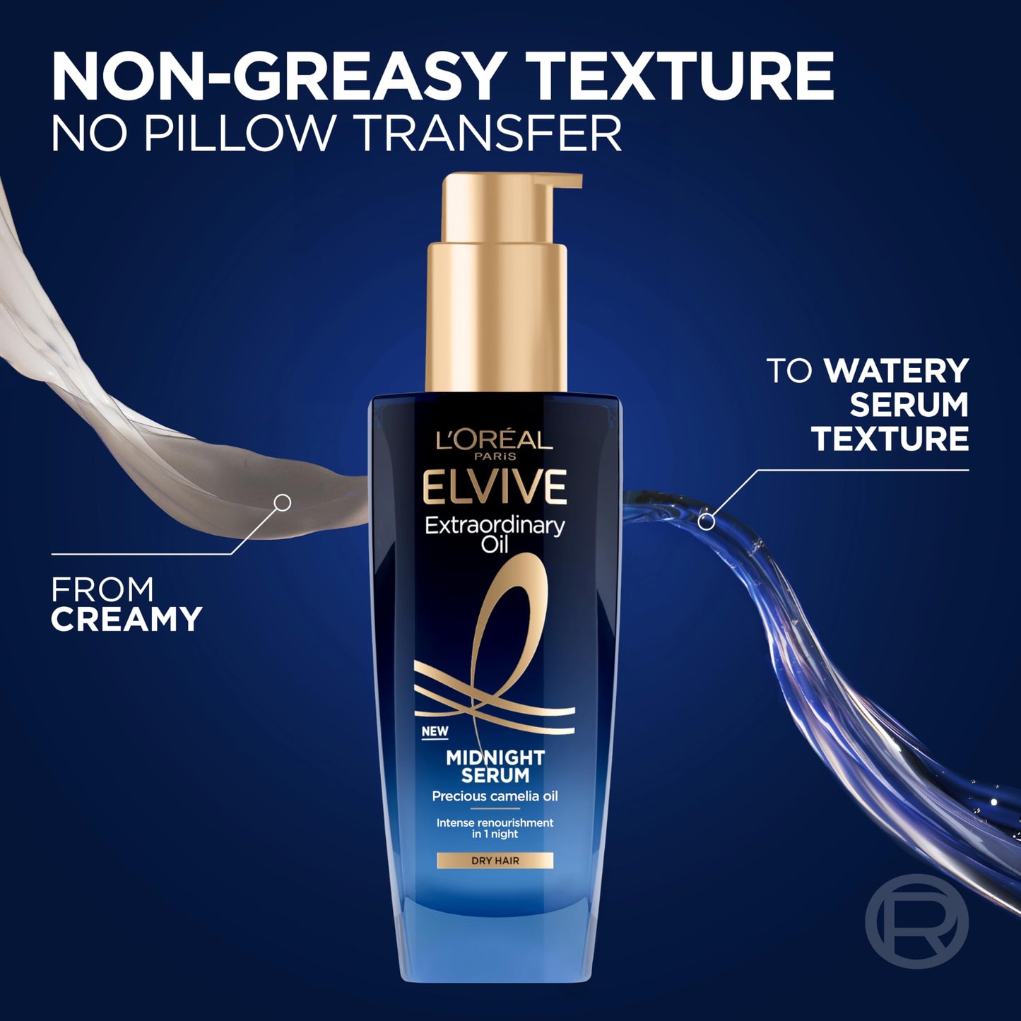 L'Oreal Paris L’Oréal Paris Elvive Extraordinary Oil, Midnight Serum Hair oil, 100ml