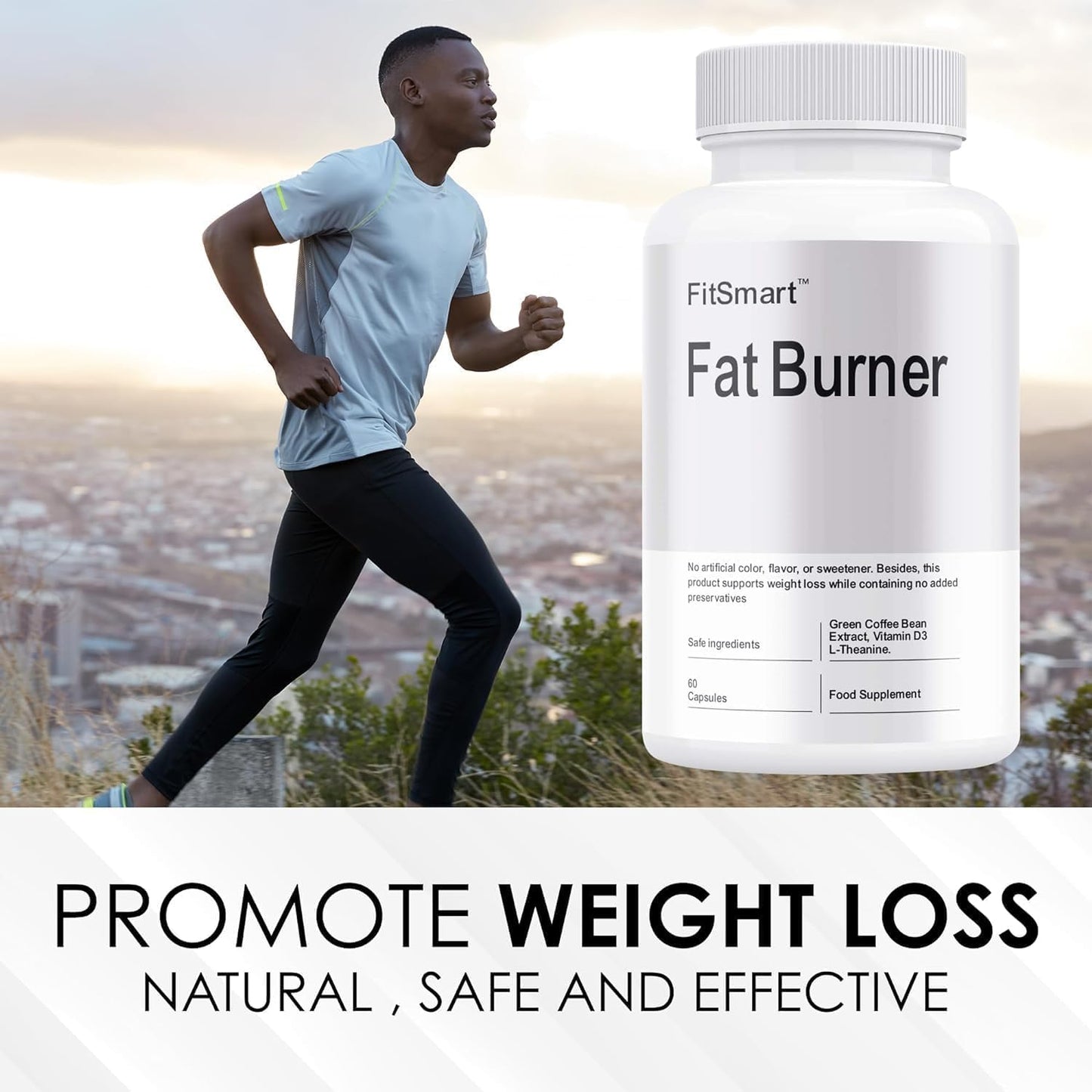 FitSmart - Weight Management - Natural Ingredients - 60 Capsules - New & Sealed - Vegan/Slim Warriors