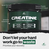 Kendal Mint Co. KMC Creatine Monohydrate Powder, 100% Pure UK Made, 300g, 60 Servings, 5g serving, Unflavoured, Easy Mix, Vegan Gluten Free -Supplement for performance, strength workouts & cognition by Kendal Mint Co