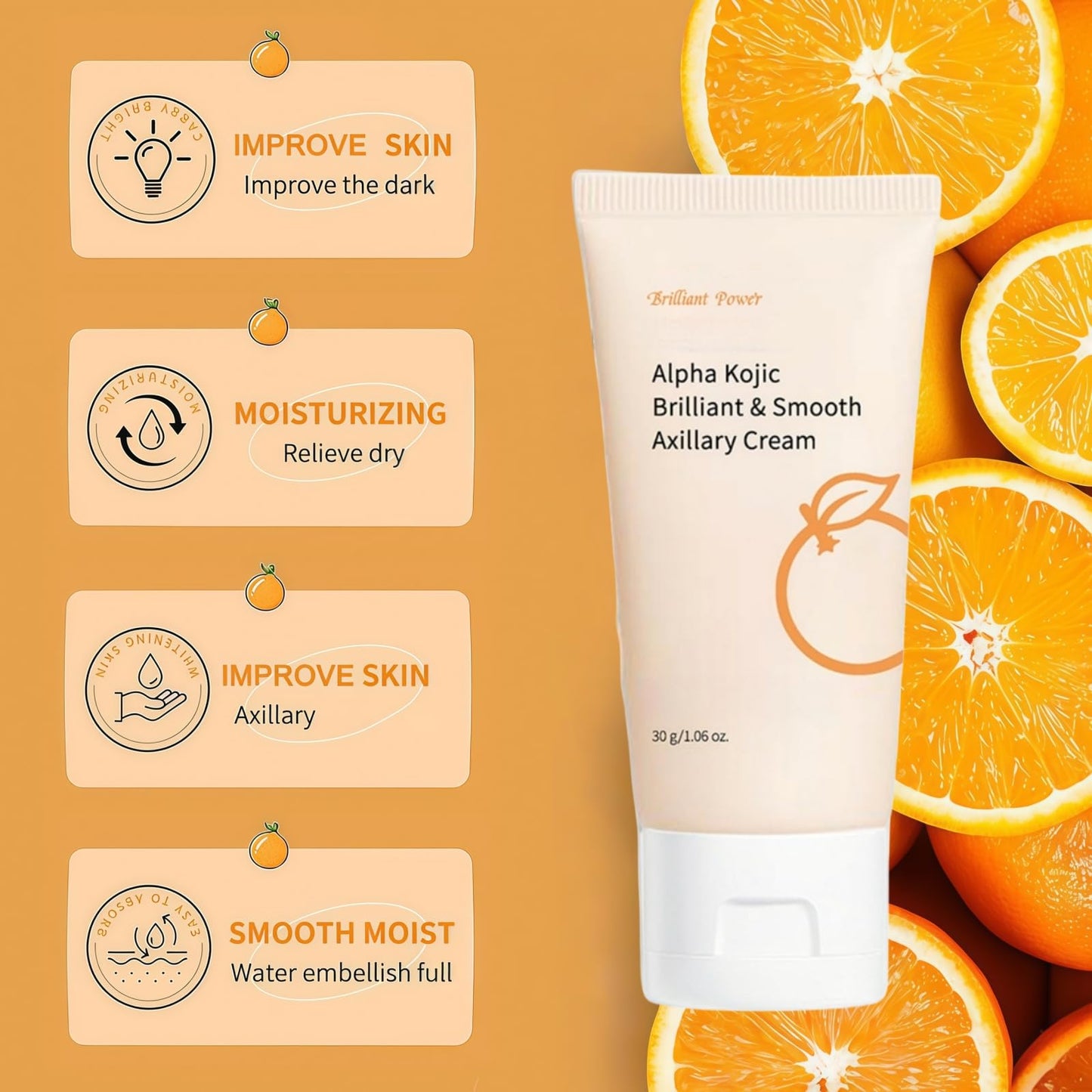 Kojic Acid Underarm Cream,Underarm Whitening Cream,Dark Underarms Treatment,Skin Whitening Body Lotion,Skin Lightening Cream,Skin Care for Armpits, Knees, Inner Thighs, Bikini Areas,Reduce Odor