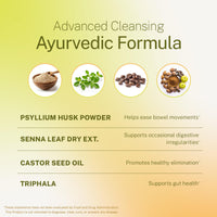 Auric Flush 365 Effervescent 20 Tablets with Triphala, Isabgol, Castor Oil & Senna | Honey Lemon Flavor | Plant-Based Supplement