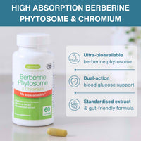 Igennus Healthcare Nutrition Igennus Advanced Berberine Phytosome 550mg & Chromium, 60 Capsules