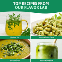 HANDPICK, Moringa Powder (500g/17.6oz) Pure Moringa Oleifera/Moringa Leaves | Resealable Zip Lock Pouch | Perfect for Cooking, Smoothies, Lattes & Moringa Tea