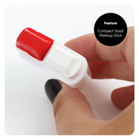 Sparkles Partyware Red & White Facepaint Stick - Pack of 1 - Red and White Coloured Make Up Stick - Sports Supporters Face Paint Makeup Football Rugby Sporting Events