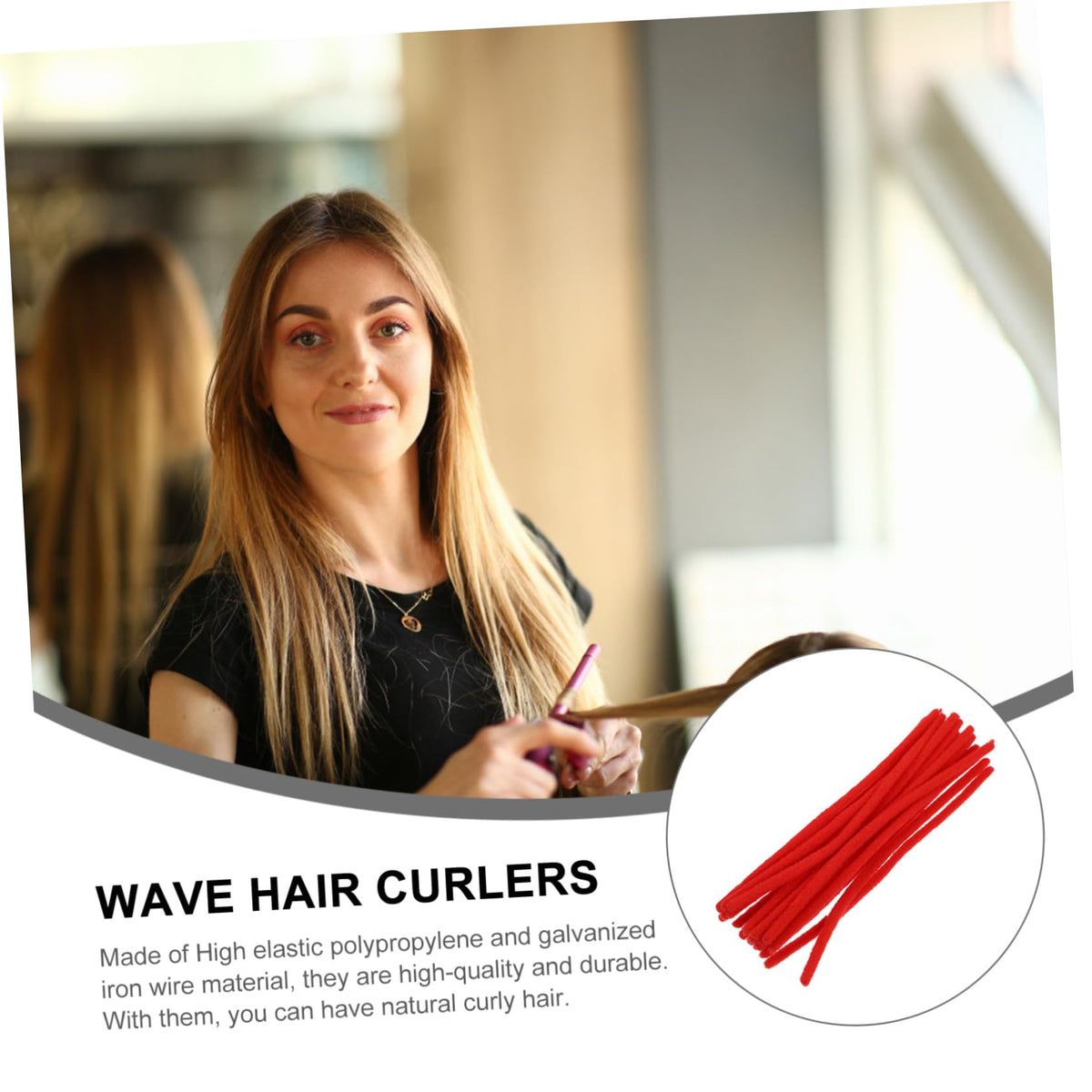 Mikinona 80pcs Perm Bar Spiral Hair Curlers Spiral Hair Perm Rod Spiral Curls Rotating Hair Curler Mini Curling Wand Wavy Hair Rollers Wave To Rotate Afro Galvanized Wire