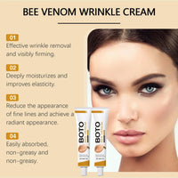 OunTechGlory Bee Venom Cream 2PCS Set - Anti Wrinkle & Anti Aging Face Cream for Firming Skin - Hydrating & Moisturizing Boto Face Cream for Women - Face Moisturizer for Dry Skin - Soothing Formula