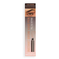 Revolution Beauty London Revolution, Instant Brow Hair Pen, Precision Applicator for Hair-Like Strokes, Long-Lasting Eyebrow Pen, Dark Brown, Vegan & Cruelty-Free, 1.8ml