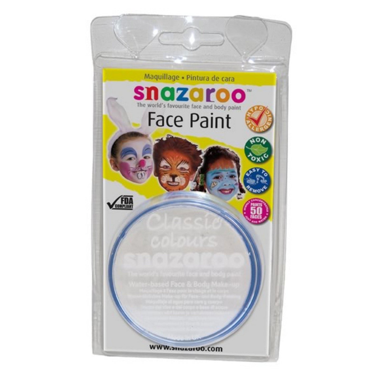 Snazaroo 18ml Non Toxic Face Paint (41 Colours) (One Size) (Lilac)