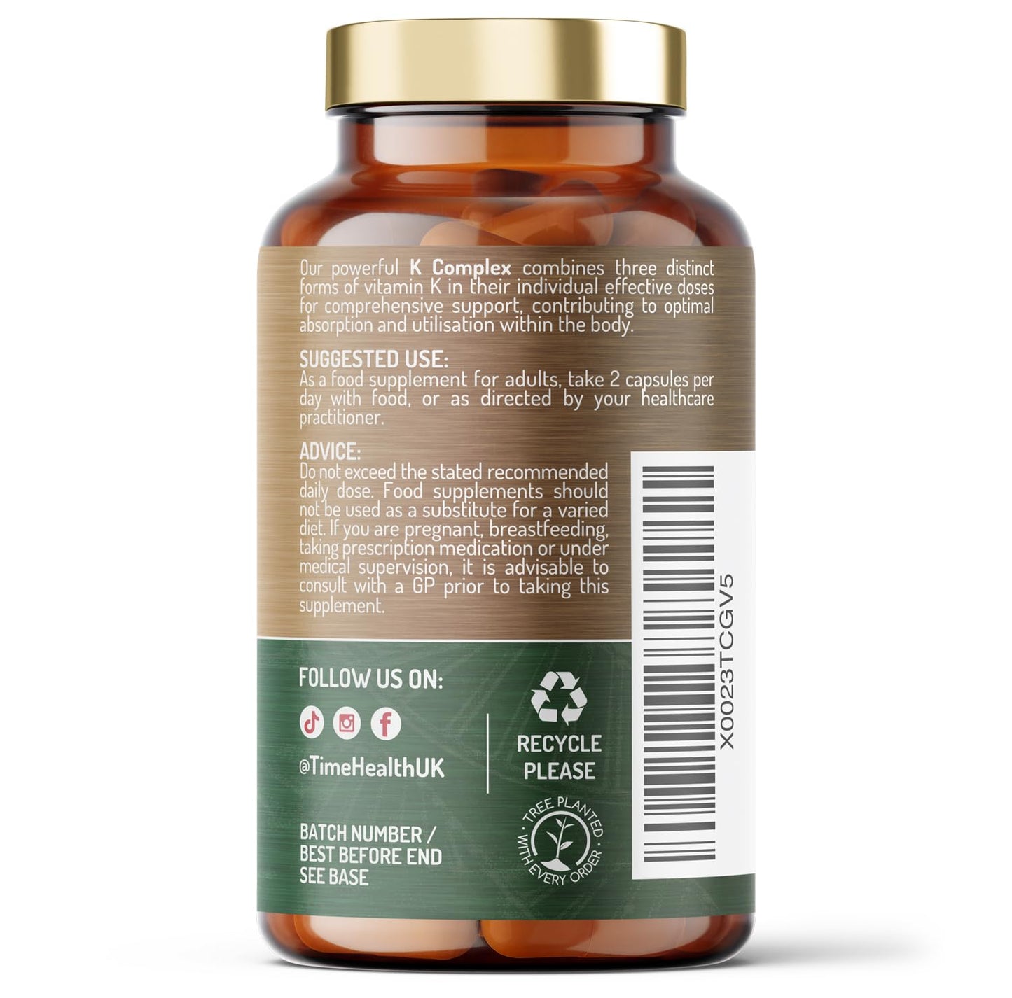 Vitamin K Complex | High Strength 6700ug Per Serving | 60 Capsules | Triple Mix K1 + K2 (MK-7 + MK-4) | Heart & Bone Support | Additive Free | UK Made to GMP Standards | Vegan (60 Count (Pack of 1))