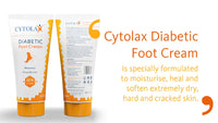 Cytolax Diabetic Foot Cream 200ml | with 10% Urea, Shea Butter, Beeswax | Softens & Moisturises Rough, Hard, Cracked, Callused Feet | Foot Care Cream to Improve Elasticity & Smoothen Skin