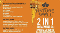 Nature Spell Shea Nut Treatment Oil For Hair & Body 150ml