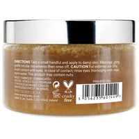 PraNaturals Brown Sugar Body Scrub - Natural Exfoliating Body Scrub - Gently Removes Dead, Dry Skin Cells - 280g