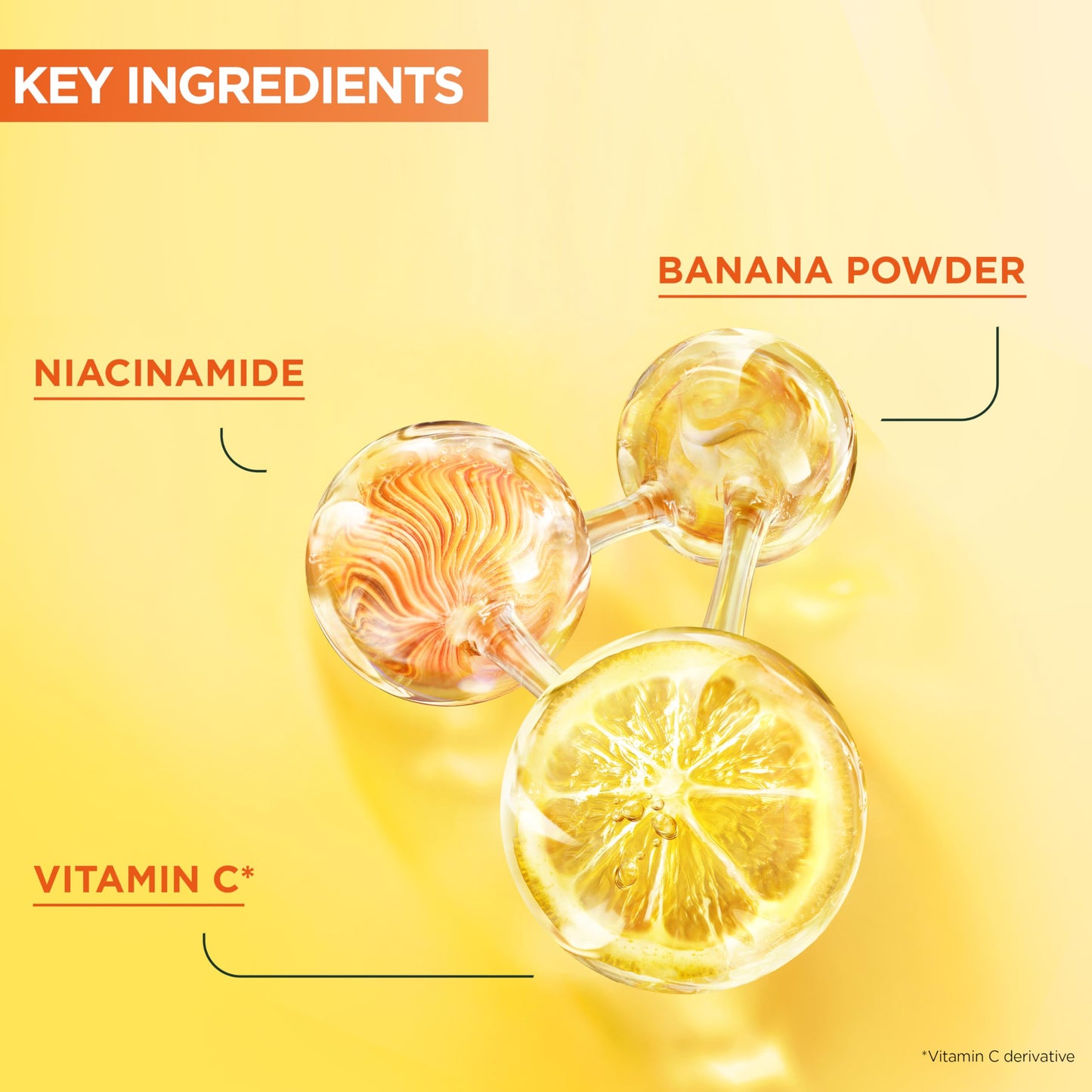 Garnier Vitamin C* Brightening Eye Cream for Dark Circles & Under Eye, 15ml