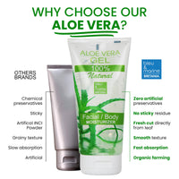 bleu & marine Bretania Pure Aloe Vera Gel 100% Natural 200 ml 7.03 fl oz DIY Cosmetics Face & Body care Moisturiser Hair repair After sun Soothing gel Wax Aftercare Canary Islands