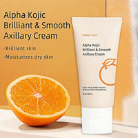 SEMECOMER Kojic Acid Underarm Whitening Cream, Skin Lightening Cream, Armpit Whitening Creams， Skin Bleaching for Armpits, Knees, Inner Thighs, Bikini, Intimate Areas, Reduces Odor, Absorbs Quickly