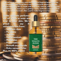 Sacred Remedy Money Magnet - Wealth Elixir Anointing Oil | Lime Basil & Mandarin for Abundance & Prosperity with Organic Jojoba & Shea, Financial Attraction & Positive Flow (1oz / 30ml)