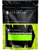 7,8–DHF (Dihydroxyflavone) 25mg Nootropic Supplement | 60 Vegan Capsules, 2 Month Supply | for Memory & Learning Boosting, Protects Cognitive Health, Antioxidant Properties | Fitimins