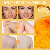 Turmeric And Vitamin C Body Scrub, Exfoliating Body Scrub With Turmeric, Dead Skin Remover For Body, Improve Dark Spots&Acne, Natural Deep Cleansing Body Scrub Exfoliator, Body Skin Care, 100g