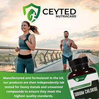 CEYTED NUTRACARE Sodium Chloride Tablets - High Strength Salt Tablets - Providing 600 mg of Sodium Chloride - 4 Months Supply