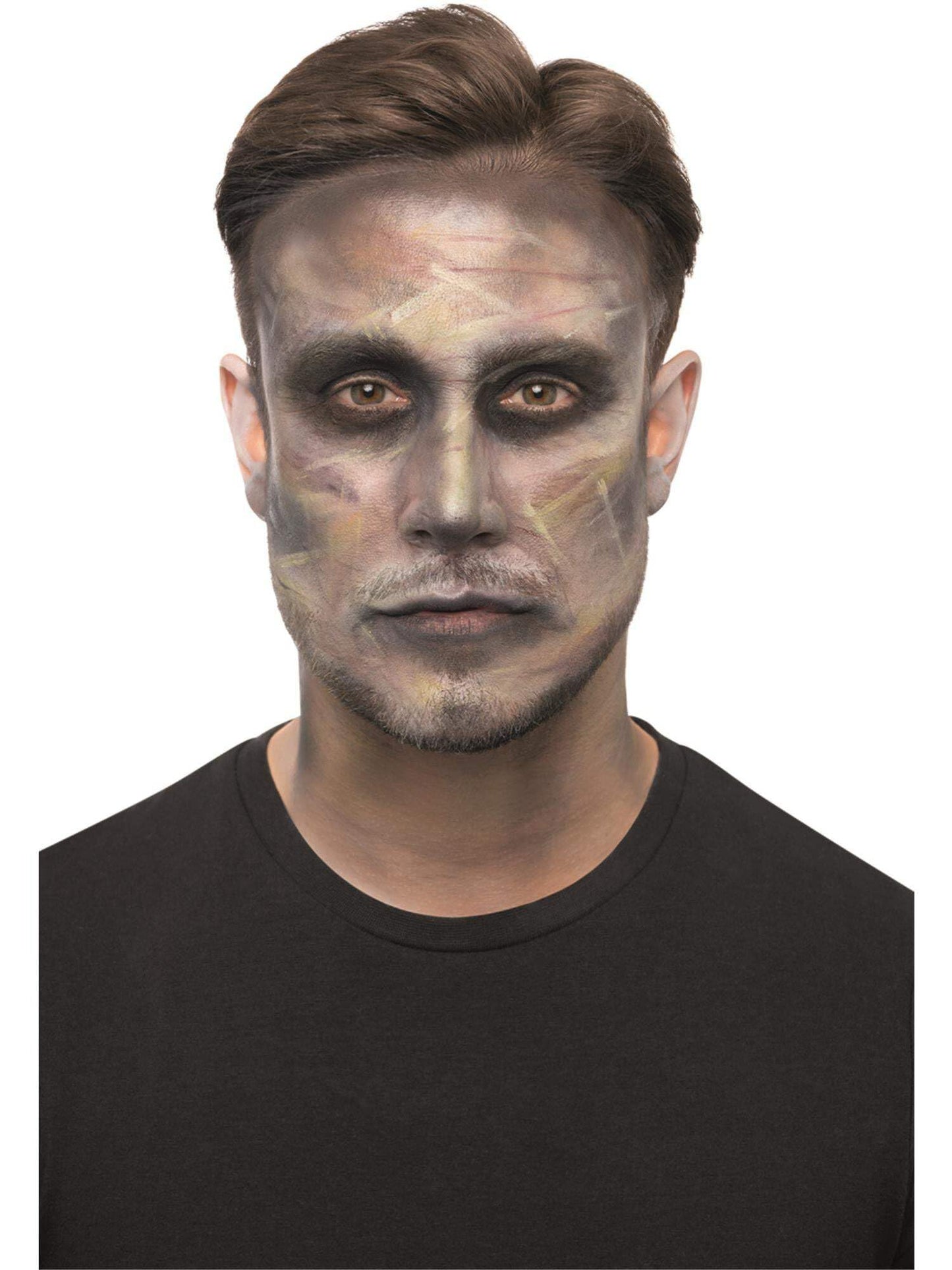 Smiffys Universal Monsters Make-Up Bumper Kit, Adults Aqua Pots, Transfers, Blood, Crayon & Shimmer Powder, Official Universal Monsters License Kit Perfect for Themed Halloween Looks