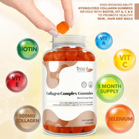 Troo Health Care Collagen Complex - 60 Natural Orange Gummies