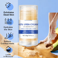 Urea Foot Cream - Urea Cream - Foot Cream 42 Percent for Cracked And Dry Skin - Foot Moisturiser Repair Cream Skin Care Hands & Feet - Heel Balm for Cracked Heel