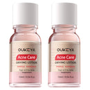 OUKEYA Spot Drying Lotion for Spots 2 x 10ml, Acne Care for Face with Salicylic Acid & Niacinamide, Oil Balancing, Pore Refining, for Acne-Prone and Oily Skin