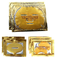 OVALA 24K Gold Bio Collagen Face Mask - Eye Mask - Lip Mask Skin Care Set & Kits - Anti Aging Skincare Set - Quick Hydration (2Pairs/set)