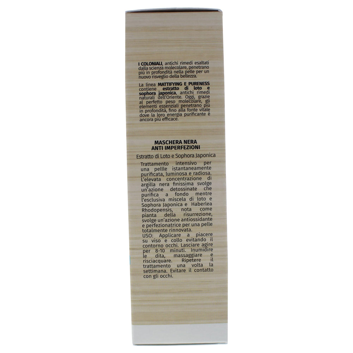 I Coloniali Pure Perfecting Black Mask 75ml Unisex Hair Conditioning Mask