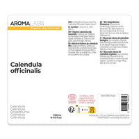 Aroma Labs ORGANIC - CALENDULA Infused Oil - 250mL - 100% Pure, Natural and Cosmos Certified - AROMA LABS (French Brand)