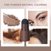 KKwoter Eyebrow Stencils Kit - Waterproof Eyebrow Stencils Kit with 10 reusable stencils - 3 in 1 Hairline Shadow Powder - Eyebrow Seal Shaping Tool - a makeup must-have (LIGHT BROWN)