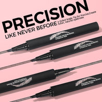 HERBINSOLS Microblading Eyebrow Pen - Natural Brow Pen - Easy To Color, Long Lasting, Quick Drying Eyebrow Tint Pencil - Waterproof, Smudge-Proof & Transfer-Proof Brow Pencil (03# Slate Brown)