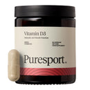 Puresport 4000IU Vitamin D3 + K2 Vegan Supplement, 60 Daily Capsules