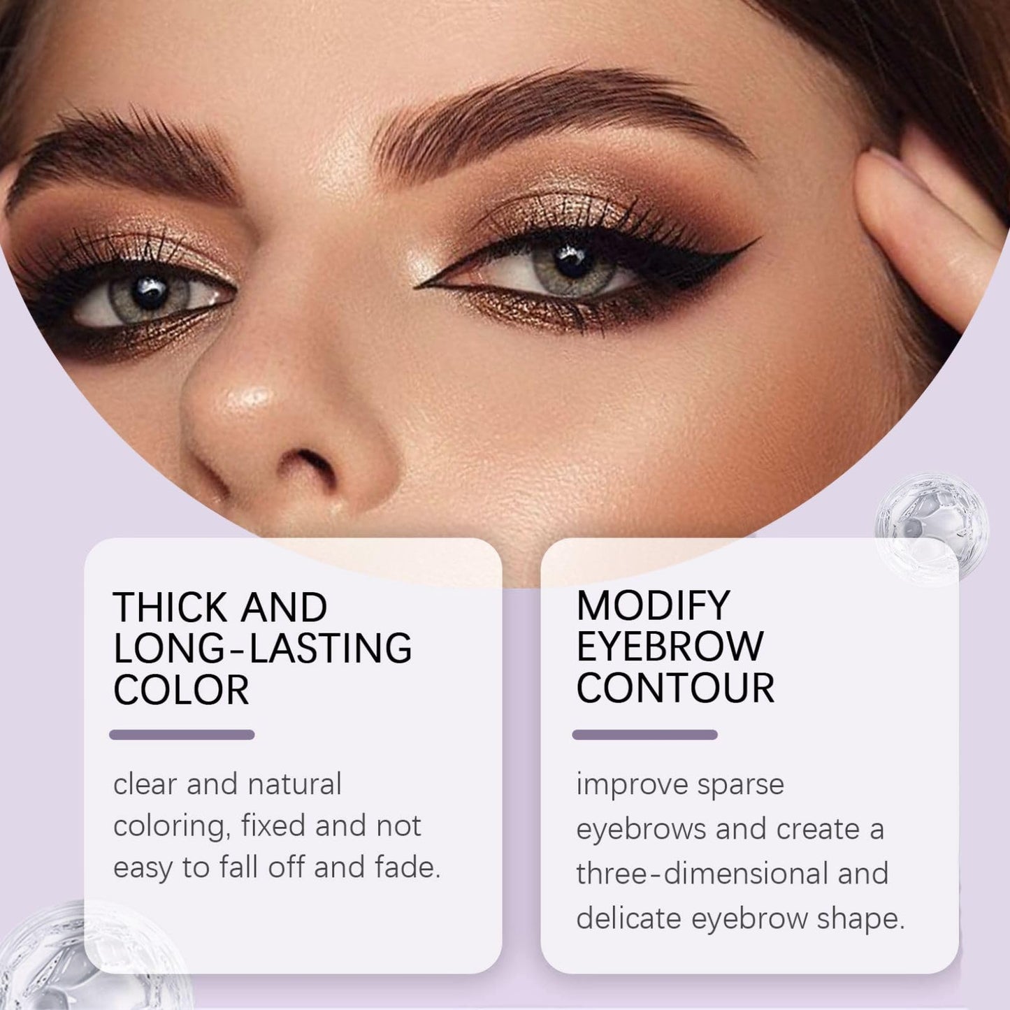 SHEBEEDO Peel Off Eyebrow Tint Gel,Waterproof Long-Lasting Brow Tattoo tint Last 3 Days,Transfer-Resistant Formula Easy Application for Fuller Defined Looking Brows