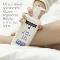 Neutrogena Norwegische Formel Bodylotion, Deep Moisture Sensitive, parfümfrei, für sensible trockene Haut, 400ml