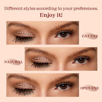 Higu clace 320PCS Lash Clusters D Curl 30D+40D 0.07mm 9-16mm DIY Individual Lashes Cluster Wispy Lash Clusters Matte Black Natural Look DIY Eyelashes at Home (30D+40D-0.07D-9-16MIX)