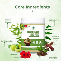 Havintha Natural Herbal Henna Hair Pack 11 Herbs Mix Mehandi Powder (227 G) |