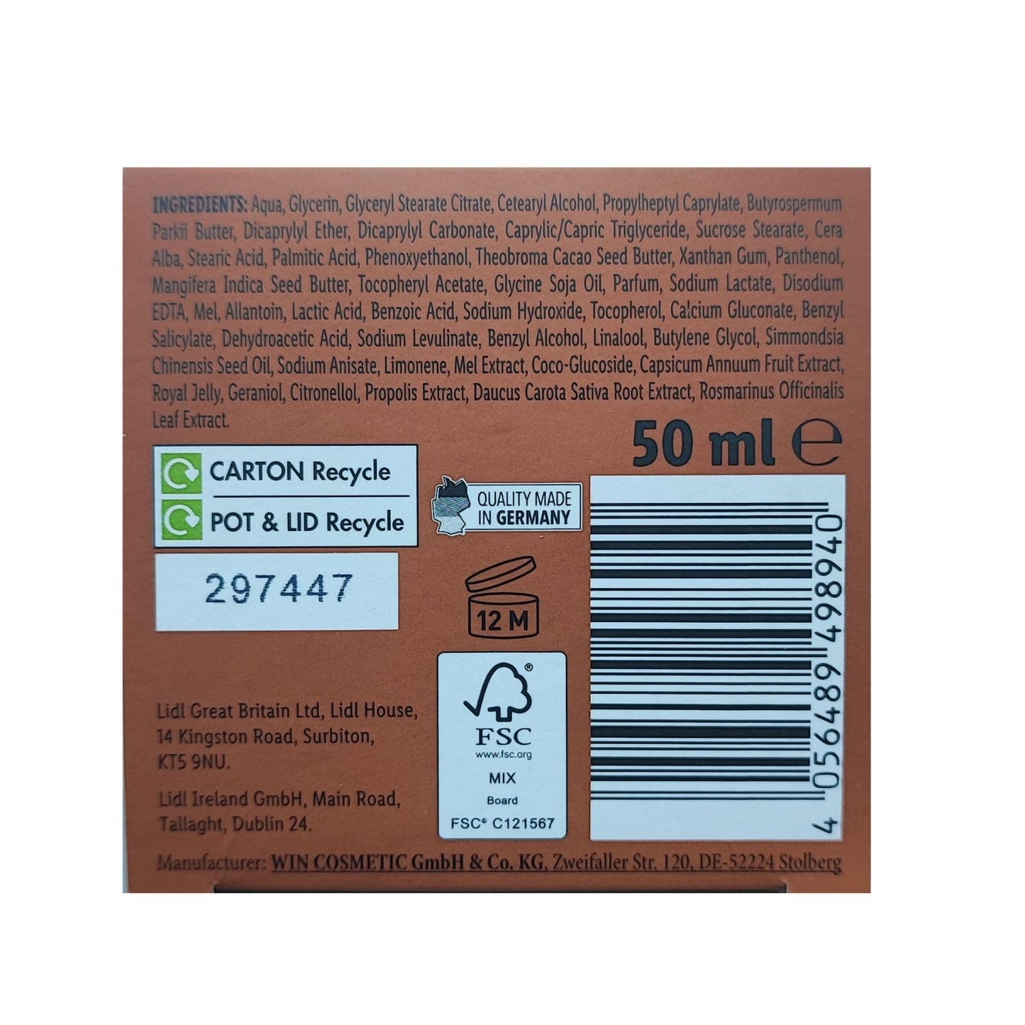 Cien Age Beauty Anti-Ageing Firming Regenerating Day & Night Cream With Manuka Honey + Vitamin E - 50ml (Night Cream)