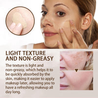 Jinjiar 4 in 1 Moisturizing Full Coverage Liquid Foundation,Sunscreen Serum Spf 50 Foundation,Color Correcting Primer with Spf 50+,Skin Tint Foundation,Face Suncream,Found-ation Matte,Waterproof Found-ation
