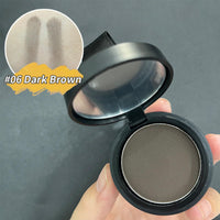 Fashion Base Hairline Enhancer - Root Touch Up Powder - Instantly Cover Gray Hair Roots - Thin Hair Powder (Dark Brown, 4g)