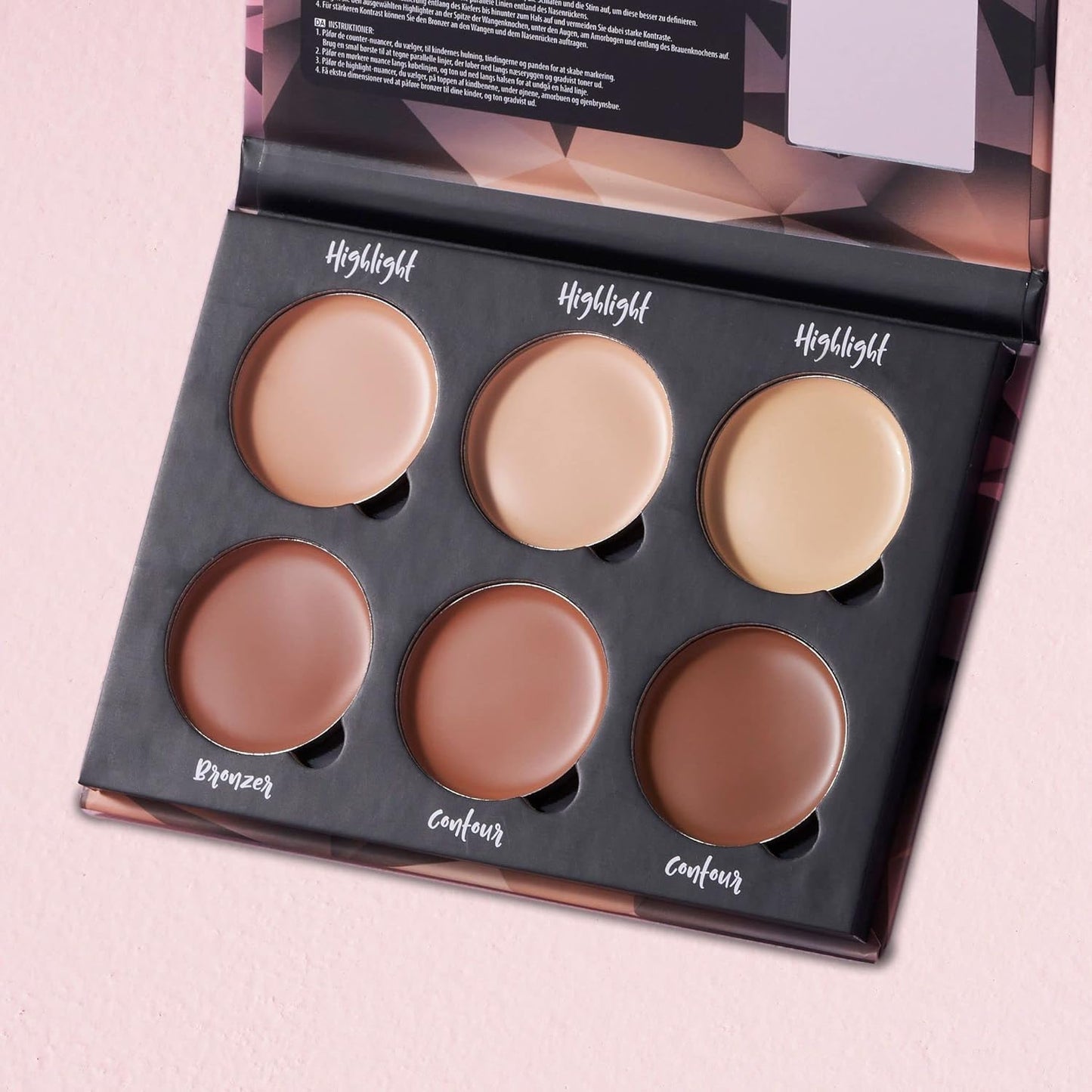 W7 Lift & Sculpt Cream Contour Kit - Concealing, Highlighting & Contouring Makeup Palette - Step-by-Step Instructions Included - 2 Pack