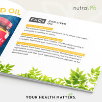 Nutravita Cod Liver Oil 1000mg - 365 Softgels of Premium Fish Oil - Rich in High Strength Omega 3, Vitamins A, D, E & Garlic Oil - Supports Heart & Brain Health - Made in The UK