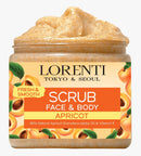 Lorenti Apricot Scrub 500 ML Face & Body | Firming & Radiant Supports Collagen Production Anti Aging and Wrinkle
