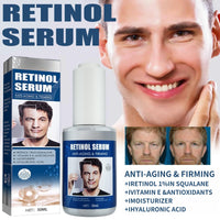 TBeautfave Retinol Serum for Men, High Strength Anti-Aging Serum with Hyaluronic Acid Retinol Moisturiser Serum Face Serum for Fine Line and Wrinkles Skin Repair Serums Skincare