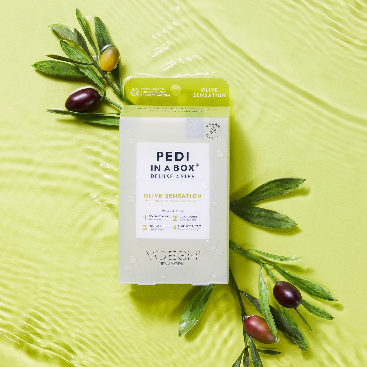 VOESH Voesh foot care - Pedi in Box Deluxe Olive