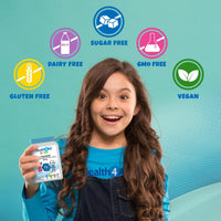 Health4All Kids L-Theanine 50mg 90 Tablets. Natural Orange Flavor Chewable L-Theanine. Vegan