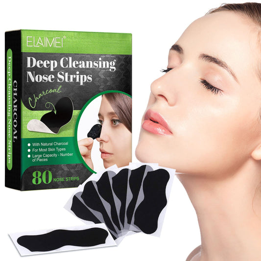 Dokduk Nose Strips for Blackheads 80 Pcs, Deep Cleansing Blackhead Remover, Suitable for All Skin Type, Women & Men