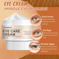 Trendyfave Eye Cream Anti Aging, Eye Cream For Dark Circles And Puffy Eyes, Moisturising Eye Tightening Cream, Under Eye Cream, Fade Fine Lines, Tight, Reduce Eye Bags