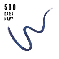 Max Factor Masterpiece Wow Liner, 500 Dark Navy, 24-Hour Wear Eyeliner, High Colour Payoff, Waterproof and Smudgeproof, Vegan
